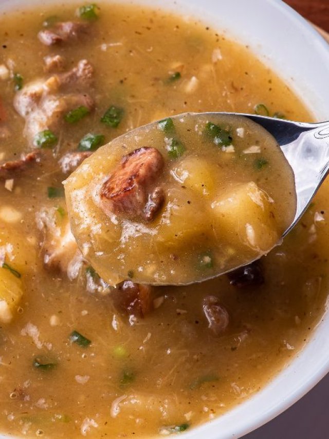 Caldo nutritivo ótimo para a digestão é super fácil de fazer